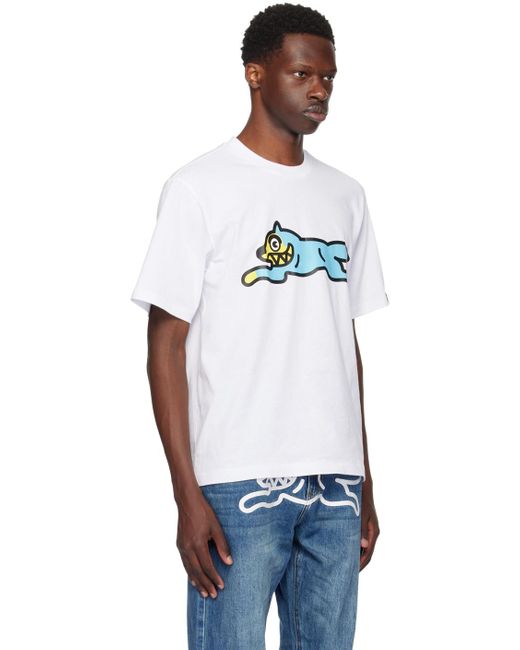 ICECREAM Black Running Dog T-shirt for men