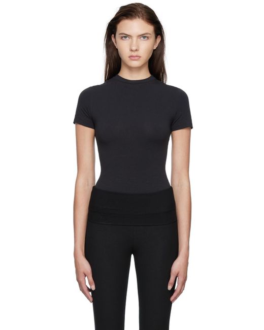 Skims Cotton Tshirt in Onyx (Black) Lyst