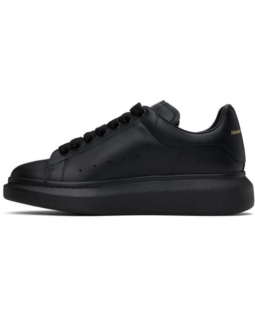 メンズ Alexander McQueen ブラック Oversized スニーカー Black
