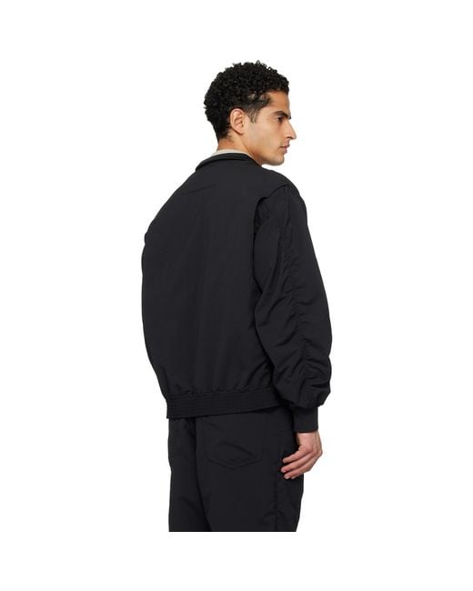 Nanamica Black Alphadry Field Jacket for men