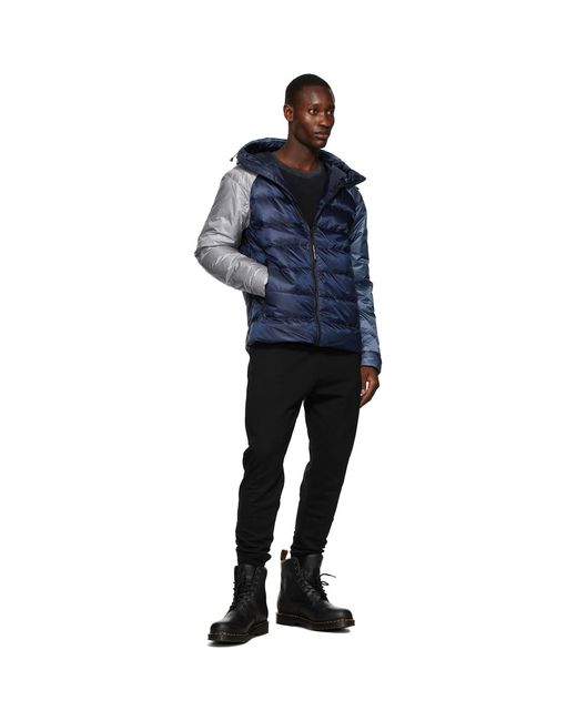Canada Goose Blue Reversible Down Legacy Jacket for men