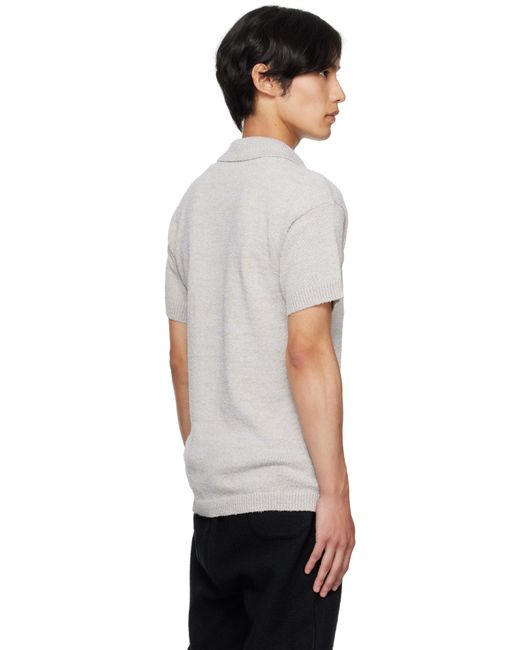Maison Margiela Black Patch Pocket Polo for men