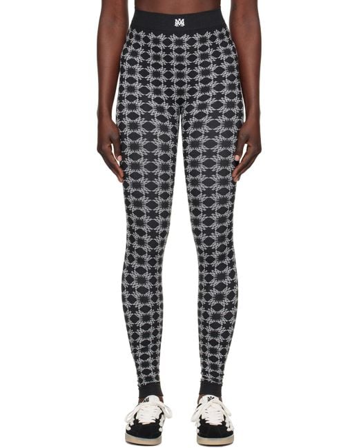 【AMIRI】 MA QUAD SEAMLESS LEGGING Amiri Ma Quad Seamless Leggings in Black | Lyst