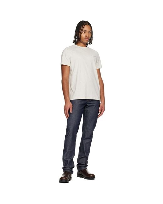 A.P.C. Blue Petit Standard Jeans for men