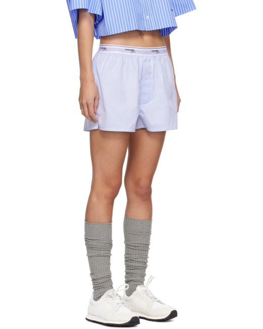 HOMMEGIRLS Blue Boxer Shorts