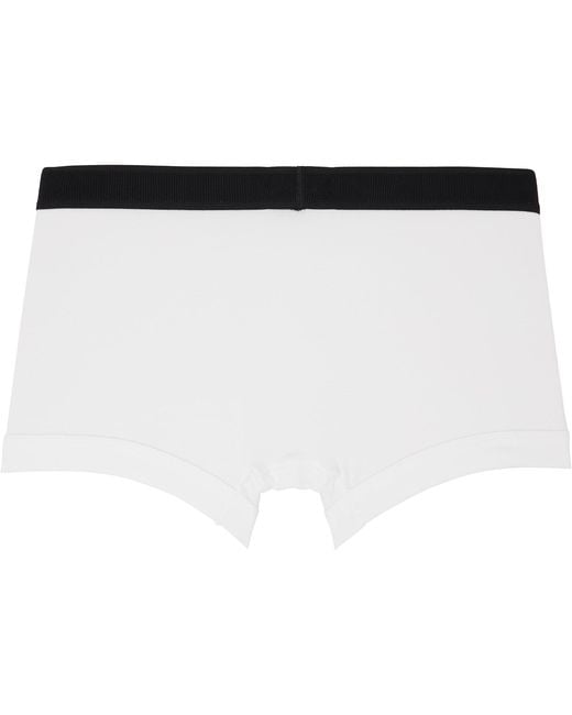 Tom Ford White Two-Pack Cotton Boxer Briefs for men