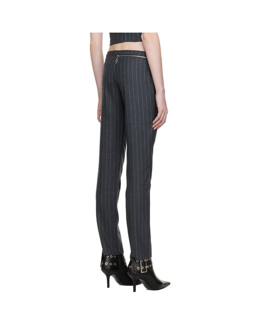 Miaou Blue Gray Hannah Jewett Edition Maeve Trousers