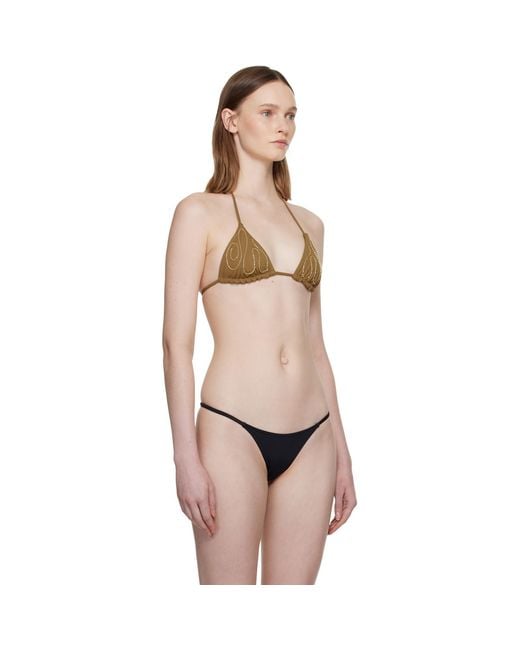 Paloma Wool Black Sharpie Bikini Top