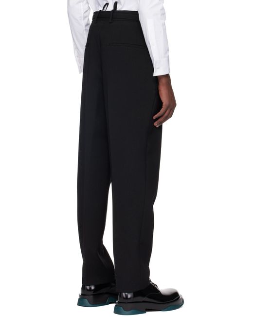 Pantalon étagé noir Jil Sander pour homme en coloris Black