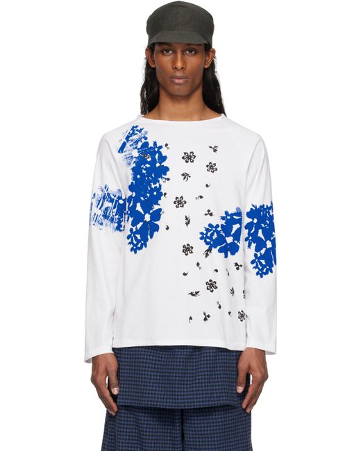 SC103 Blue Ssense Exclusive Warf Nest Long Sleeve T-Shirt for men