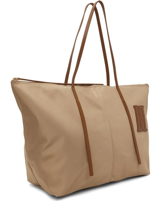 By Malene Birger Brown Tan Nabelle Tote for men