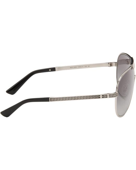 Versace Gray Greca Sunglasses