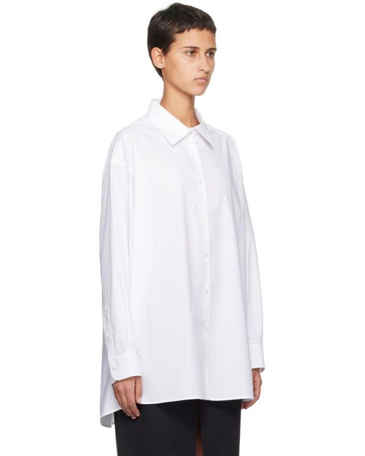 The Row White Luka Shirt
