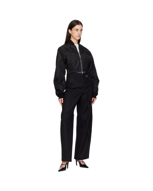 Sportmax Black Suspiro Trousers