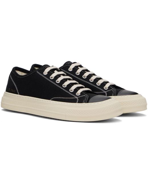 Common Projects Black Tournament Sneakers for men