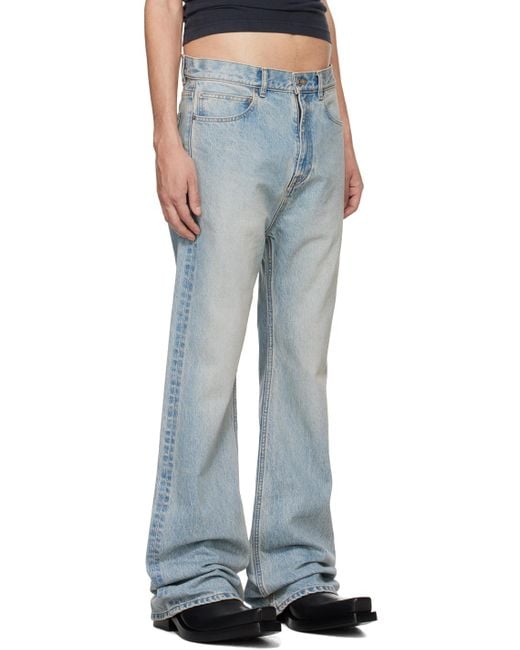 Balenciaga Blue Relaxed-fit Jeans for men