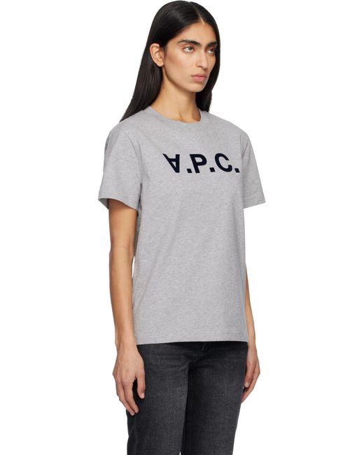 A.P.C. グレー Standard Grand 'Vpc' Tシャツ Black