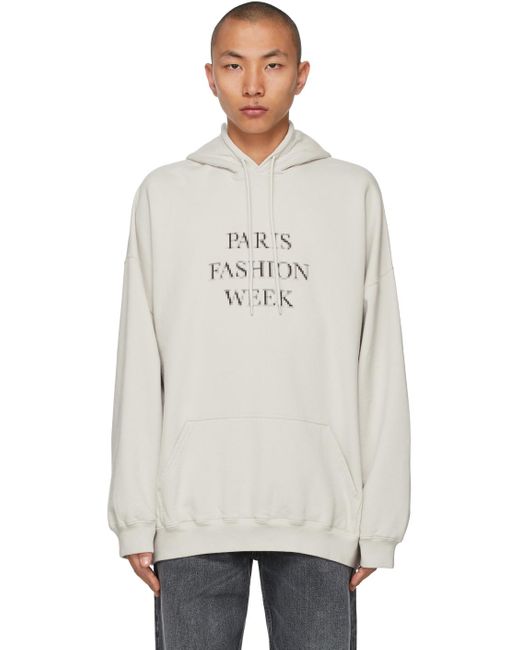 balenciaga off white hoodie