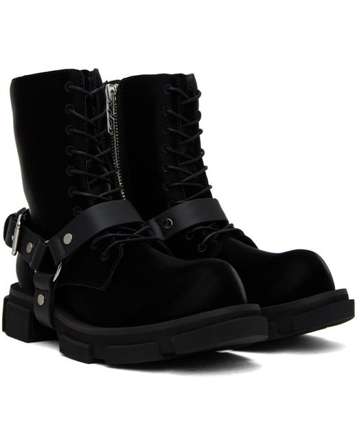 BOTH Paris Black Gao Harness Boots for men