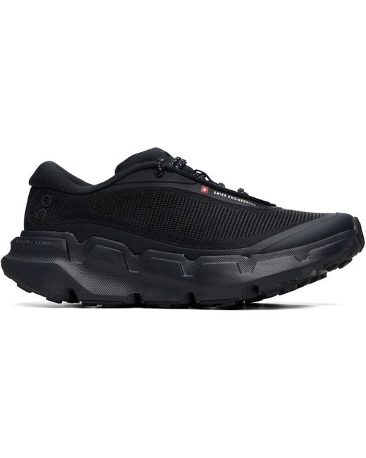 On Shoes Black Cloundsoma Hike Sneakers for men
