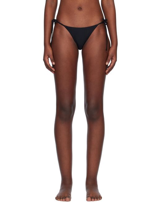 Matteau Black String Bikini Bottom