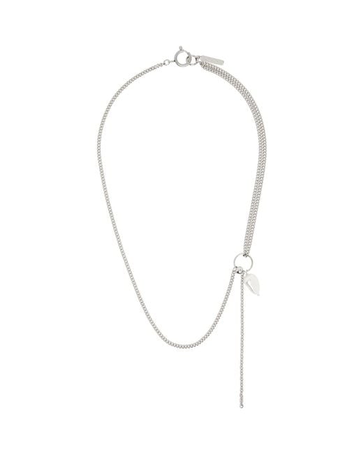 Justine Clenquet White Larry Necklace