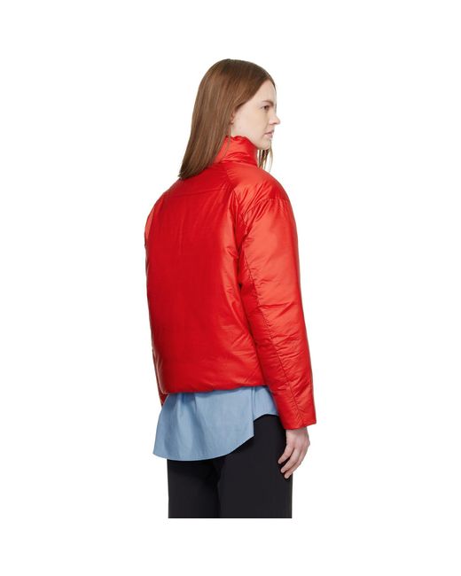 Veilance Red Conduit Down Jacket