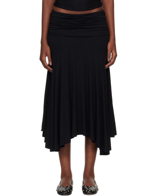 GIMAGUAS Black Fortuna Midi Skirt