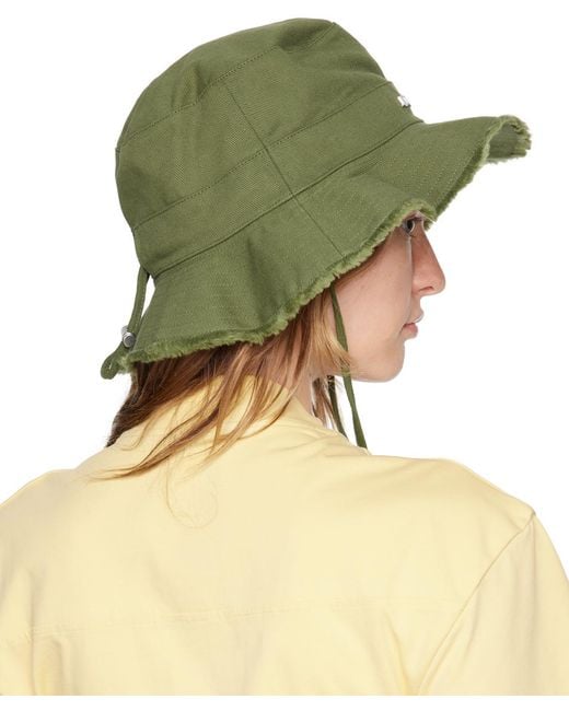Jacquemus Green Caps for men