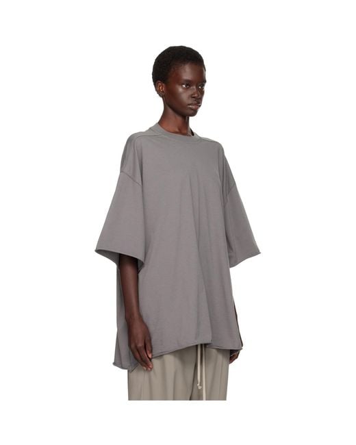 Rick Owens Gray Tower Tommy T-Shirt