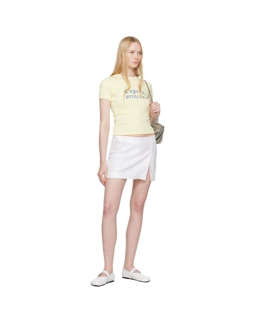 Coperni Yellow Disney 'Princess' Slim-Fit T-Shirt