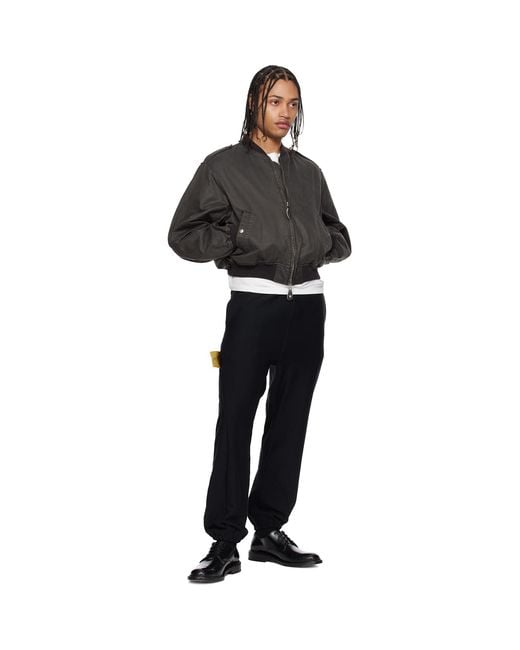 Undercover Black Champion Edition Uc1F4501 Sweatpants for men