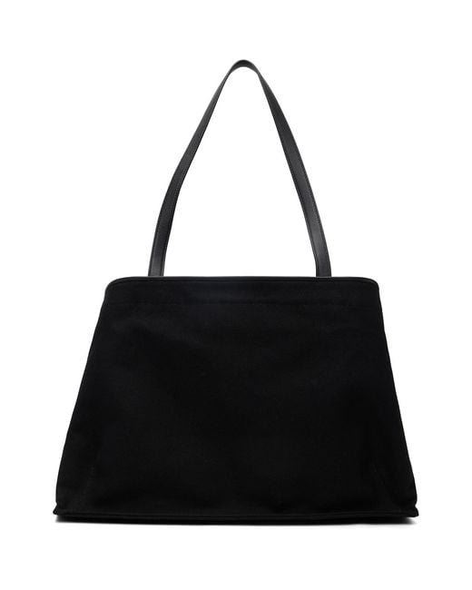 LE17SEPTEMBRE Black Vacanza Canvas Tote for men