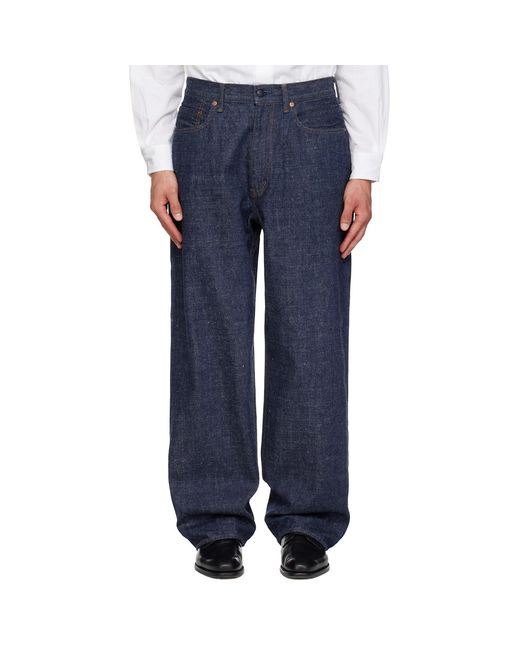 Nanamica Blue Selvage Jeans for men