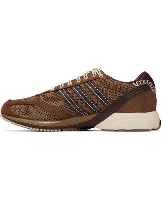 Wales Bonner Black Adidas Originals Edition Adizero Adios Mesh Sneakers