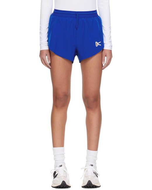 District Vision Blue 3 Split Shorts