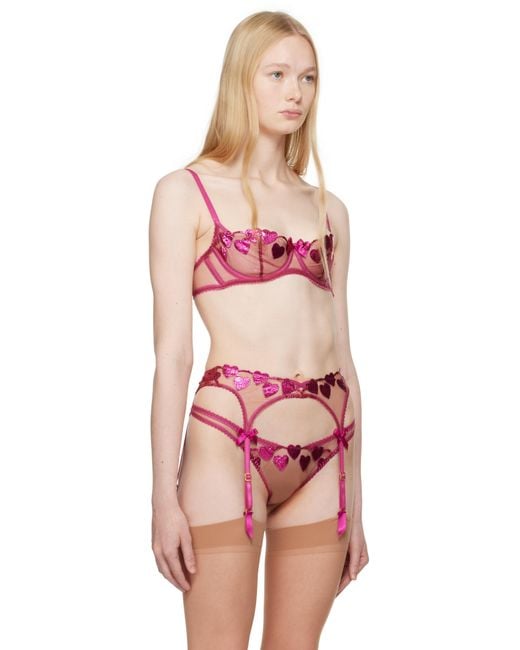 Agent Provocateur Red Liliya Bra