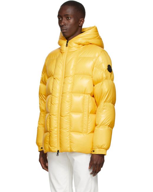 Moncler Yellow Down Dougnac Jacket for men