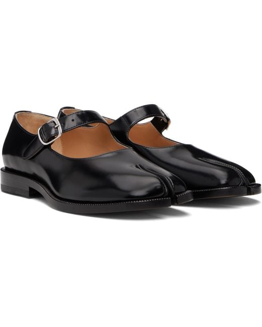 Maison Margiela Black Tabi Mary Jane Loafers