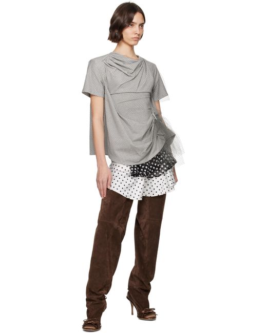 August Barron Black Cinched T-Shirt