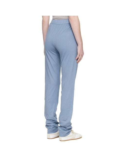 Rier Blue Jersey Cotton Trousers
