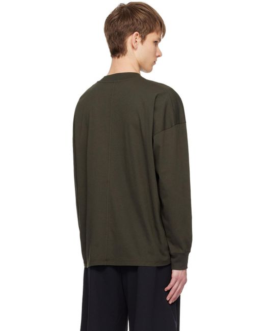 T-shirt à manches longues drago gris The Row pour homme en coloris Black