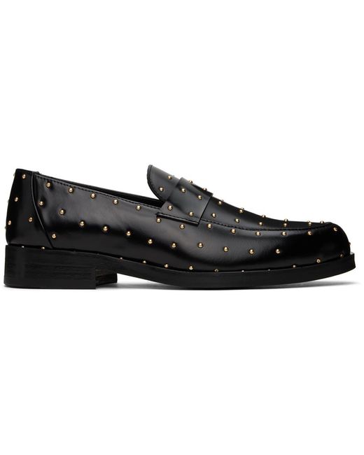 Ernest W. Baker Black Studded Loafers for men