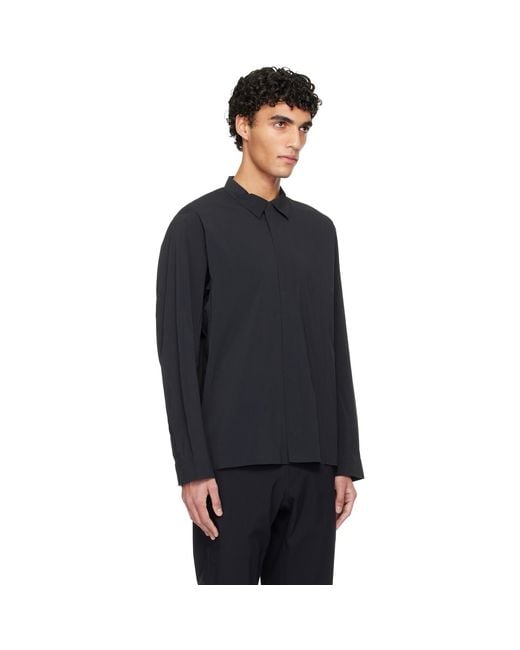 Veilance Black Metry Shirt for men