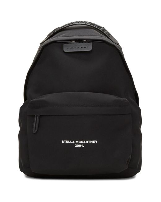Stella McCartney Falabella Logo Go Black Backpack