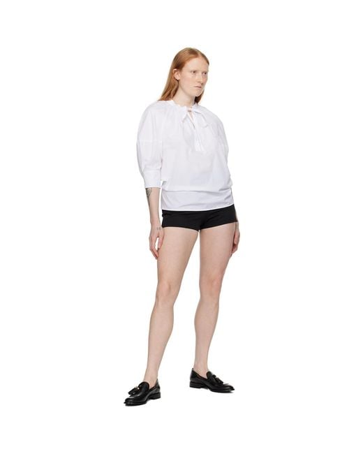 Max Mara Black Drawstring Shorts