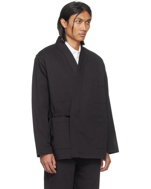 Universal Works Black Kyoto Jacket for men
