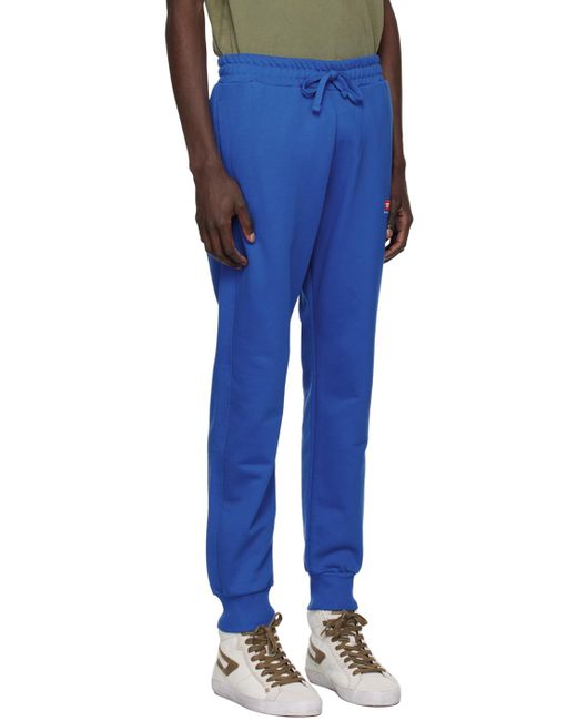 DIESEL Blue P-tary-div Sweatpants for men