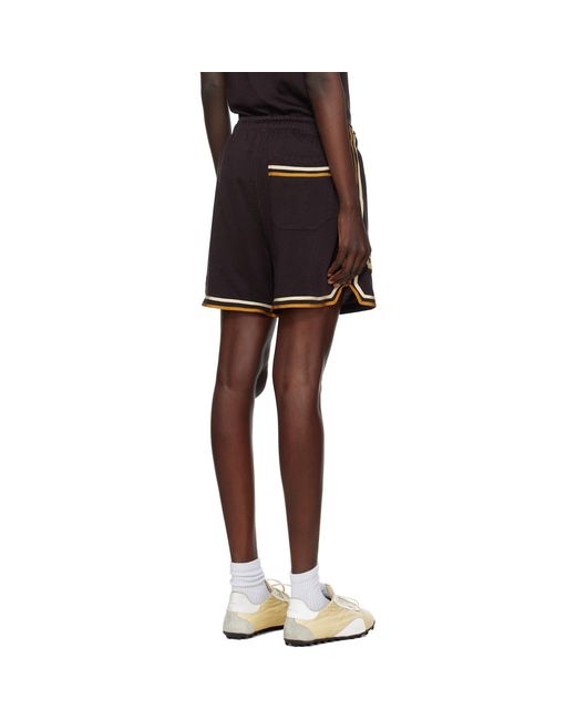 Bode Black Bobcat Shorts