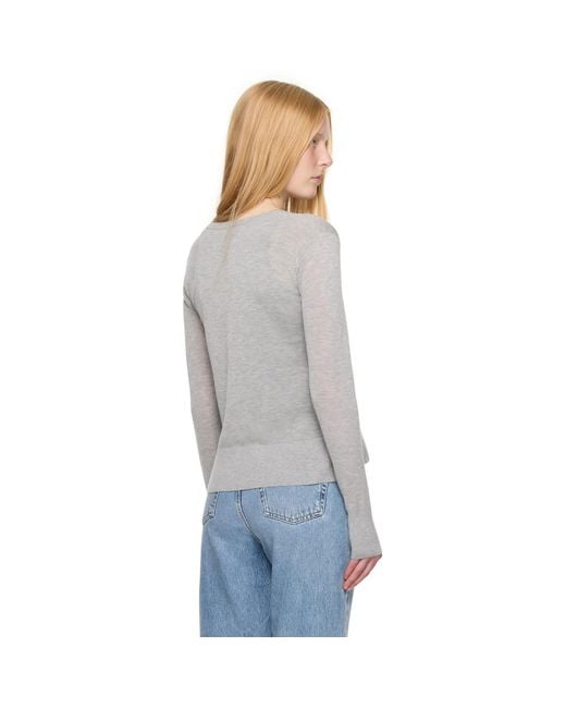 Totême  Black Fine Knit Cardigan
